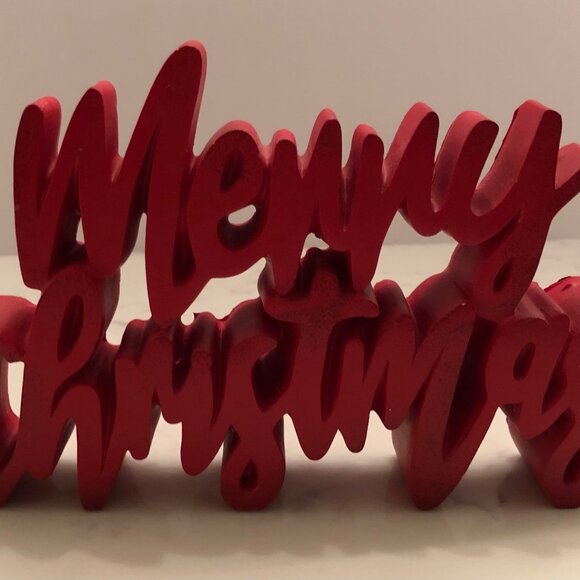 "Merry Christmas" decoration - Picture 1 of 1